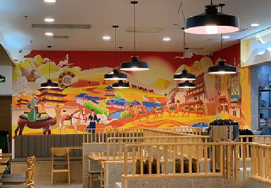 大邑商业空间彩绘介绍。