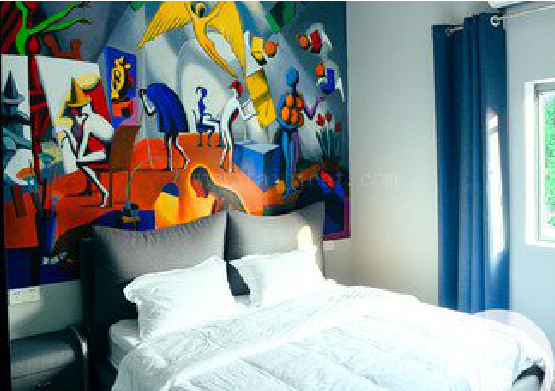 大邑对于酒店的墙体彩绘而言更注重哪些方面？