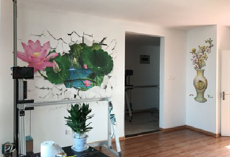 大邑墙体彩绘相比墙纸的优势。