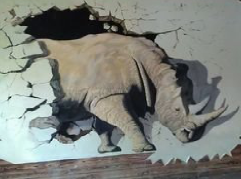 大邑在墙绘中，如何绘制3D效果？