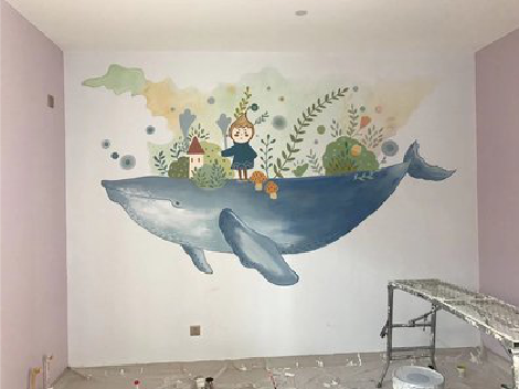 大邑手绘墙的特点及优势。