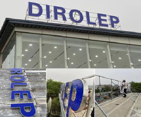 大邑楼顶发光字安装的注意事项。